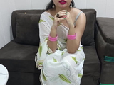 Indian stepmom fucked by stepson with dirty talk while daddy was out of home
